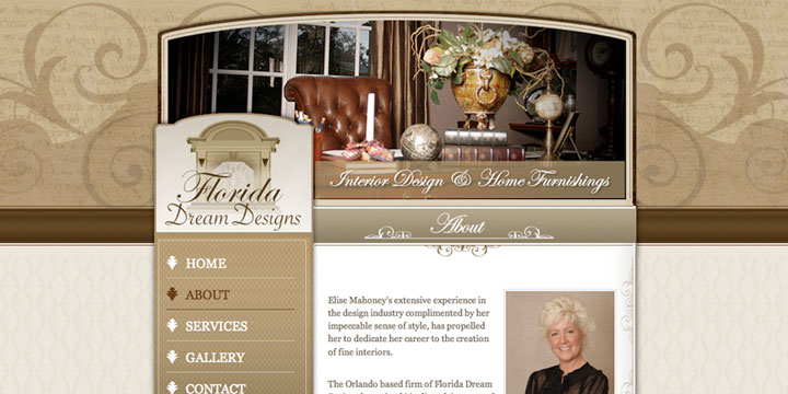 www.floridadreamdesigns.com screenshot